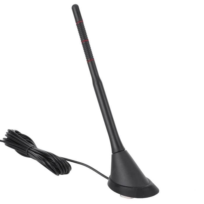 ARAMOX Antenne DAB + FM de voiture Antenne DAB+FM Amplifiée Active de Voiture Antenne Radio de Toit Numérique Étanche 12V