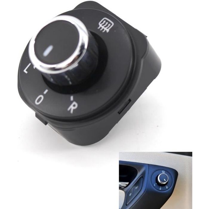 Phares et optiques,Bouton de réglage du rétroviseur arrière, pour VW Polo 6R 2011 2016 # 6RD 959 565B 6rd9565b