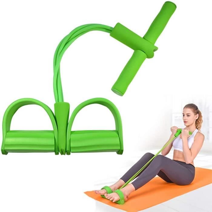 {Yokata} Corde de Tension, 4 Cordes de pédale pour Tube Bandes d'exercice de Musculation Expander Le Gymnase à la Maison, Vert