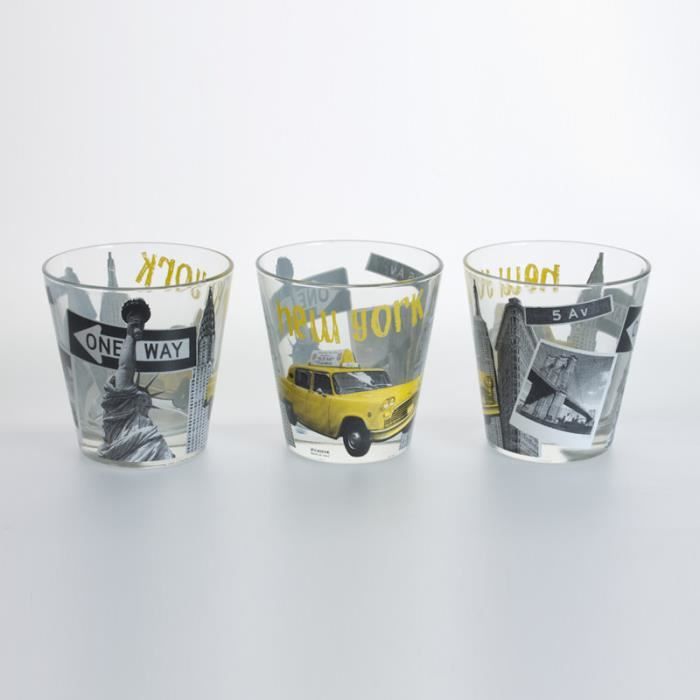 CERVE - LOT DE 3 VERRES GOBELET FORME BASSE NE...