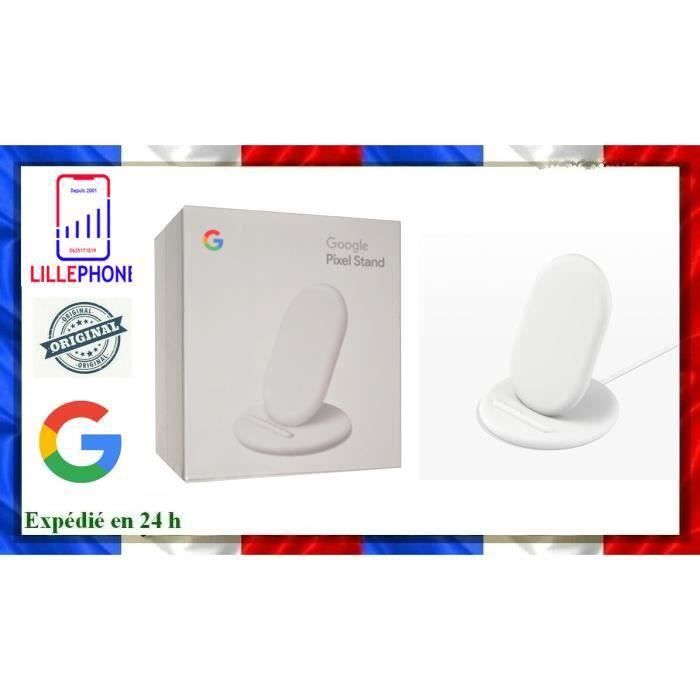 CHARGEUR SANS FIL GOOGLE PIXEL STAND BLANC NEUF ORIGINAL
