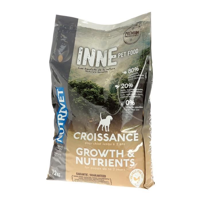 NUTRIVET Croquettes au poulet Inne Croissance - Pour chiot - 12 kg