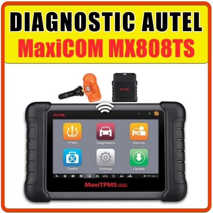 Valise de diagnostique professionnelle AUTHENTIQUE AUTEL MX808TS MULTIDIAG