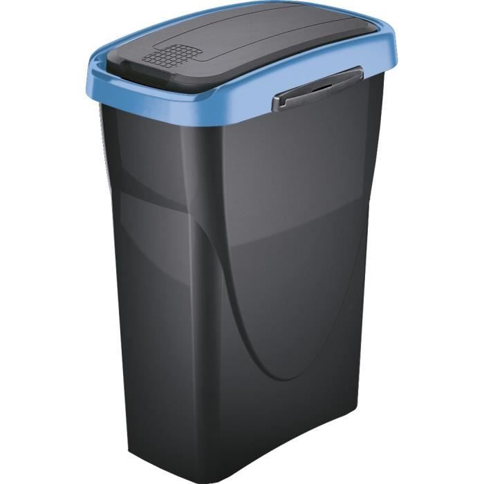 MONDEX Poubelle de Tri Eco Swing Ring - 25 L - Bleu Tropic