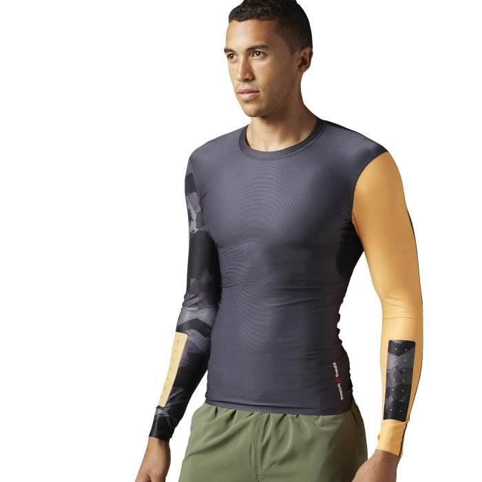 Haut de compression à manches longues Reebok CrossFit