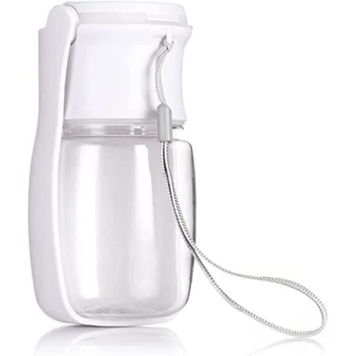 POUNET Gourde pour Chien Chat - Pliable pour Les déplacements - Bouteille d'eau Portable Étanche pour extérieur randonnée 350 ml bl