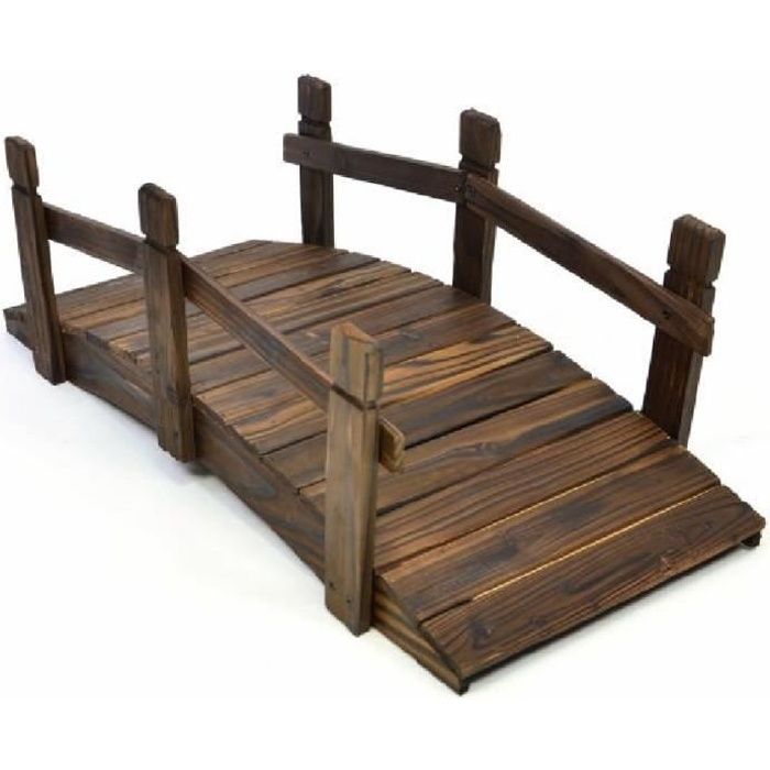 Petit pont de jardin décoratif