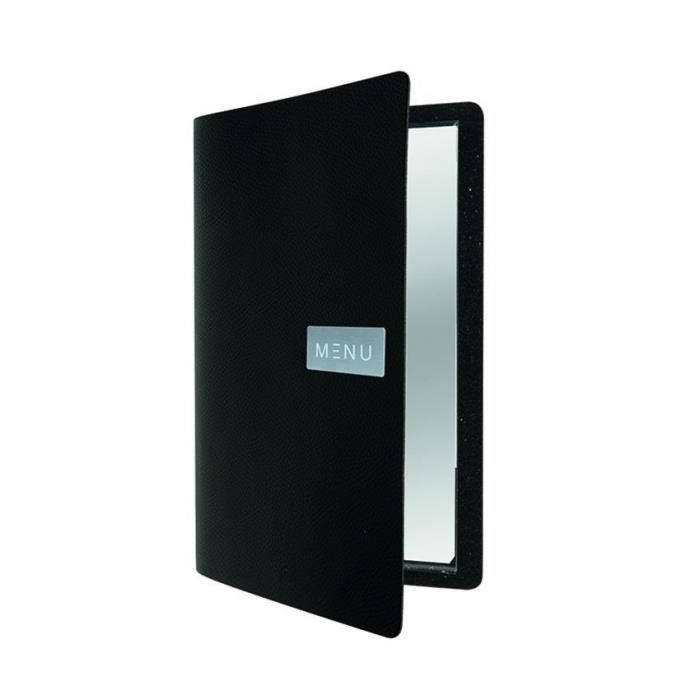 Protège-menu cuir noir EGO 0,5 Cuir