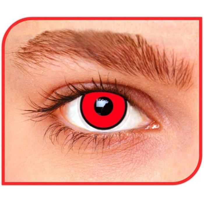 Lentilles de couleur Rouge