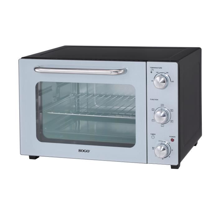 35L FOUR ELECTRIQUE AVEC ROTISSOIRE CONVECTION ET FONCTIONS - Décongeler, Gril, Rôti, Toast, Rôtissoire, Cuisson à convection 1500W