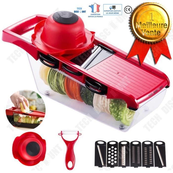 TD® Coupe Légumes-plug-in-coupe- Multifonctionnel manuel fromage légumes et fruits- Ustensiles de cuisine Tranchants