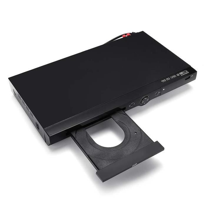 TEMPSA Lecteur DVD Full HD 110-240V 30W Compact USB 3.0 Multi Toutes les Régions MP3 Vidéo CD Télécommande