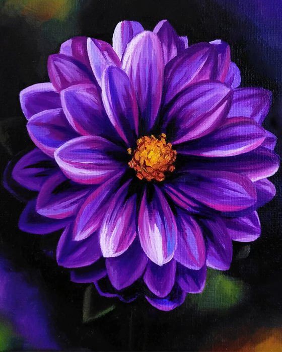 Kit Peinture Par Numéros Adultes Débutants - 4 Tableaux Fleurs 20x30cm Avec Cadre, Peintures Et Pinceaux - 3