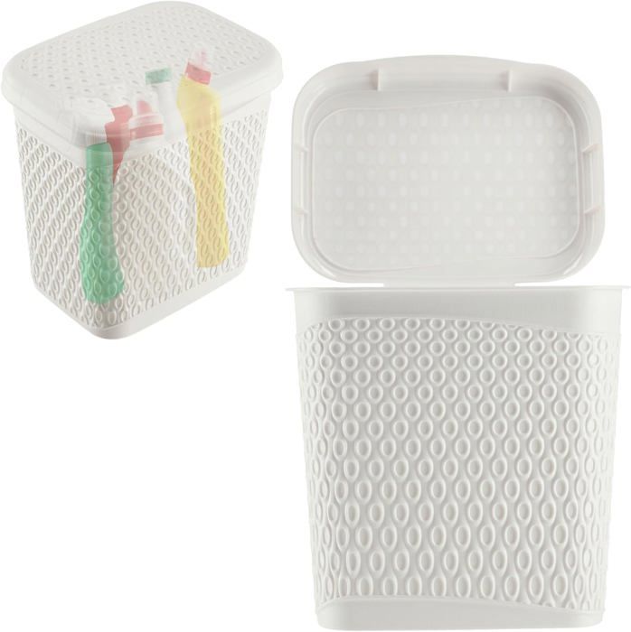 SAL Récipient De Poudre à Lessive Conteneur De Poudre à Lessive En Fer Blanc, Bote De Rangement