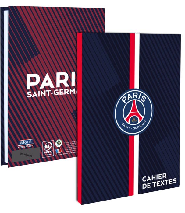 Cahier De Texte Mixte Enfant FC Barcelone - Format 15.5x21.5 Cm, Couverture Souple Grenat, Papier PEFC - Pour Écoliers