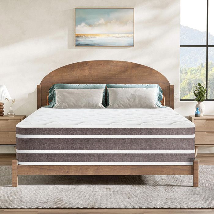 Matelas mémoire de Forme 140x190 cm - 27cm - Confort 10 Zones - Hypoallergénique - Fermeté Moyenne - Durabilité - Literie de luxe