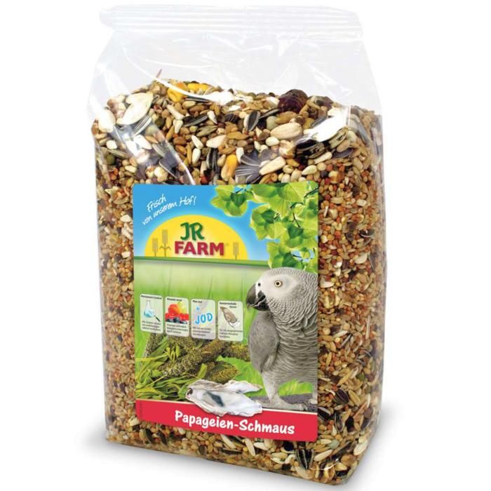 Comparer les prix de Aliment Jr Farm pour Amazones Perroquets Gris dAfrique et autres grands perroquets enrichi aux coquilles dhuîtres 1kg