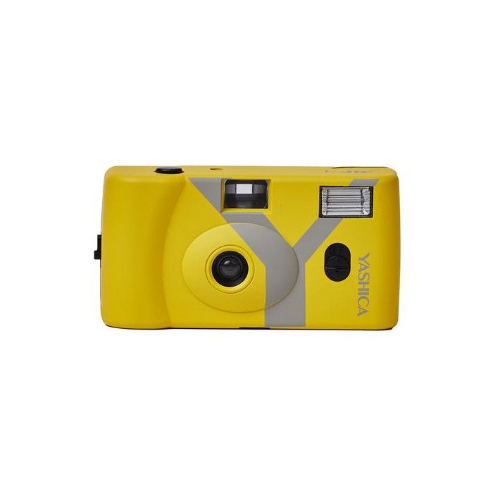 Appareil photo argentique Yashica MF-1 Snapshot Art Camera Y Edition Jaune avec un Film 400/24