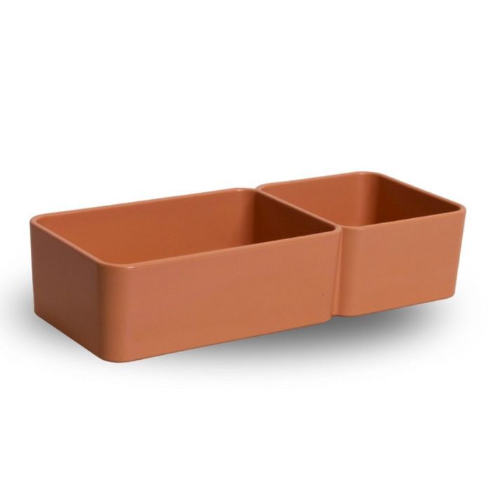 Mangeoire double beige pour rongeurs CHICKA