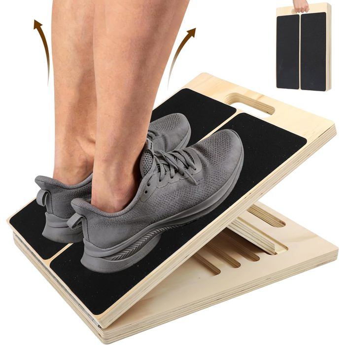 Belle Vous Planche d'étirement professionnelle inclinée pour mollets - Planche Belle Vous Planche d'étirement professionnelle inclinée pour mollets - Planche