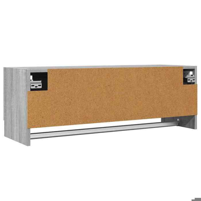 Garde-robe - Meuble de rangement - design simple - bois dingénierie - sonoma gris - 100x325x35 cm dpg45i292068
