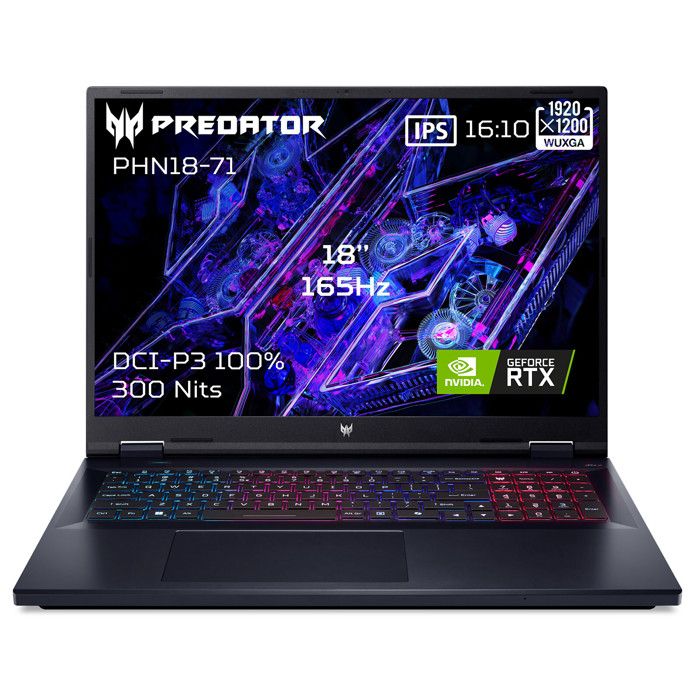 Acer Predator Helios Neo 18 PHN18 71 Core i7 I7 14650HX RAM 1.024 To SSD AZERTY - vue 7