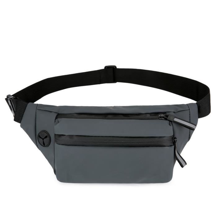 Sac Banane Adulte Lanière Réglable Multipoches 31 X 14 X 8 Cm Couleur