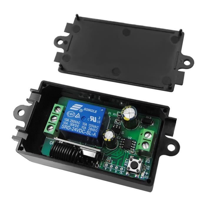 Interrupteur Télécommande RF 12V - Module Relais Avec Émetteur - Automatisation Domotique
