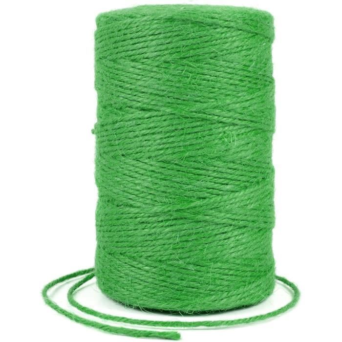 Ficelle Jute Naturelle 2 Mm X 200 M (2 Bobines) | Pour Emballage Cadeau, Jardinage, Bricolage, Décoration - Écologique Et Résistante - 11