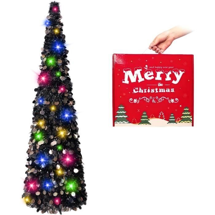 Sapin De Noël Artificiel Pliable De 1,5 M Avec Support Pour Décoration