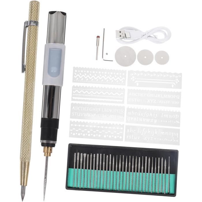 1 Jeu Stylo De Gravure De Meuleuse Électrique Stylo Micro Graveur Stylo ...