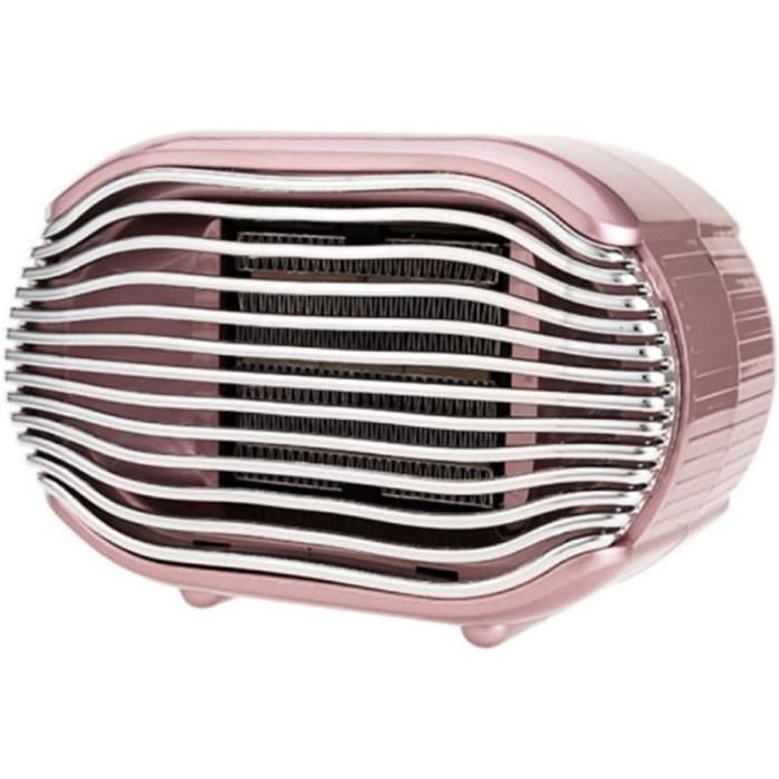Mini Chauffage Soufflant Brandson 500W - Céramique, Télécommande, Minuterie 12h - Pour Salle De Bain, Bureau, Voyage