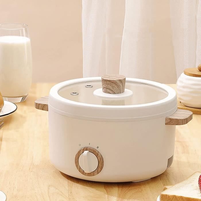 LIWI-NA Marmite électrique Mini cuiseur à Riz et cuiseur Vapeur de 1 5 L marmite à Riz Chaude multifonctionnelle pour dortoi[177]