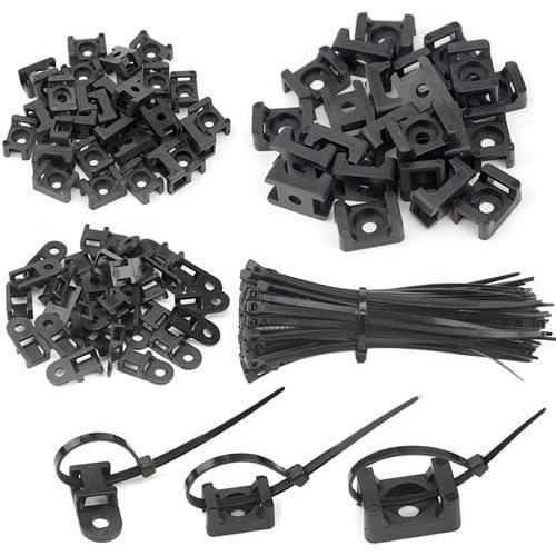Attaches De Câble Nylon Plastique Tie Fixation Cordon Corde