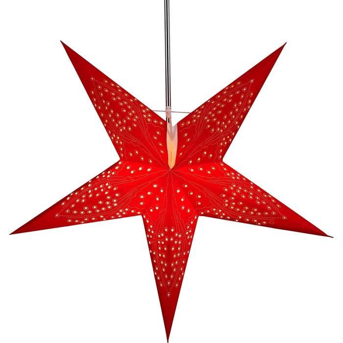 Étoile En Papier Décorative 45 Cm - Pour Fenêtre, Noël, Mariage, Fêtes | Lanterne étoile Pliable