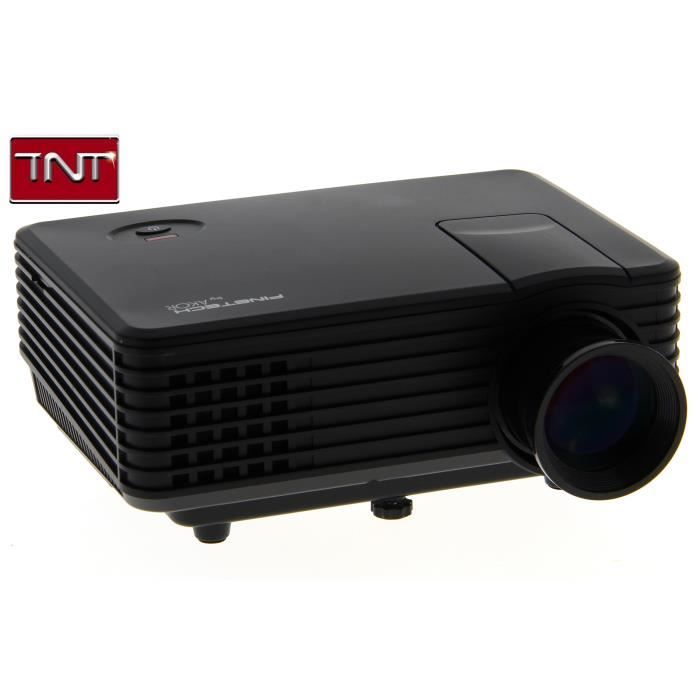 Videoprojecteur Antenne Tv Vp203t Projecteur Compact Multimedia Tv Tnt Noir
