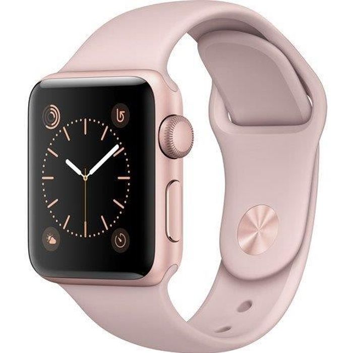 Apple Watch Series 2 GPS 42mm Bo tier en Aluminium Or Sid ral