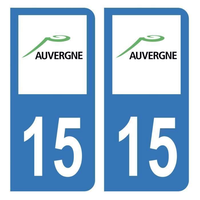 2 Stickers Plaque Auto Immatriculation Département Logo 75 - Neuf Avec Garantie 3 Ans