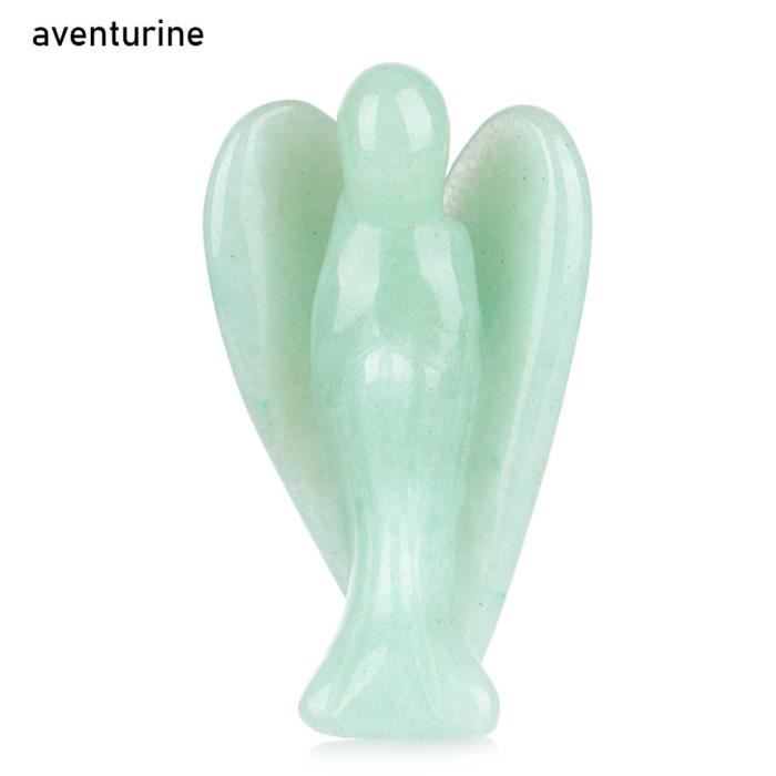 Figurine Ange Gardien En Cristal – Statue En Verre Transparent – Cadeau Femme