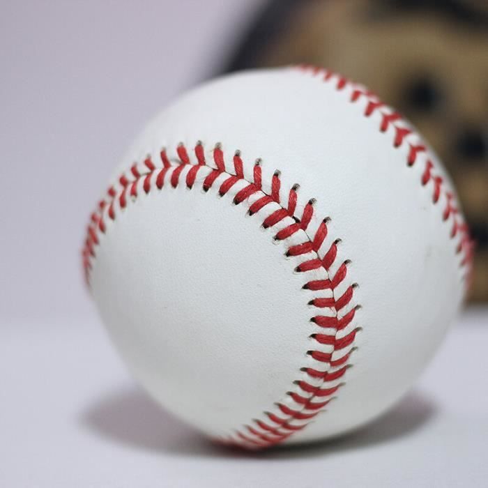 Balle De Baseball D'entraînement En Cuir Souple - 9 Pouces, Impact Réduit | Pour Débutants Et Entraînement équipe