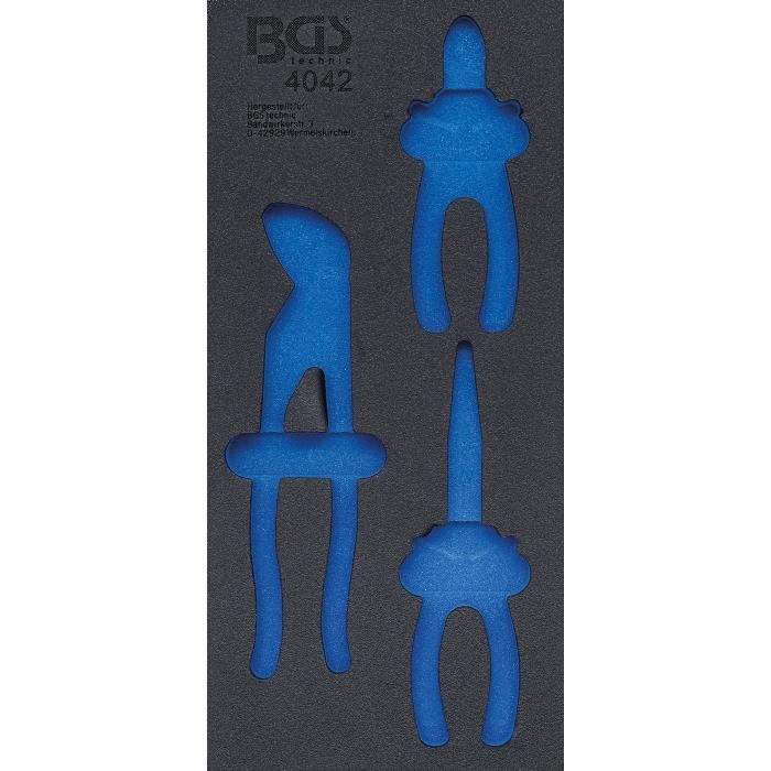 Insert de servante 1/3 jeu 8 tournevis isoles bgs technic vide