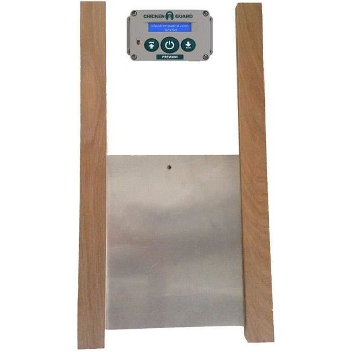 chickenguard premium portier automatique pour poulailler et kit de porte cdiscount animalerie