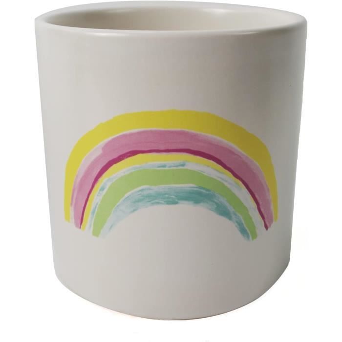 sans couture modèle avec dessin animé des licornes, arc-en-ciel, décor