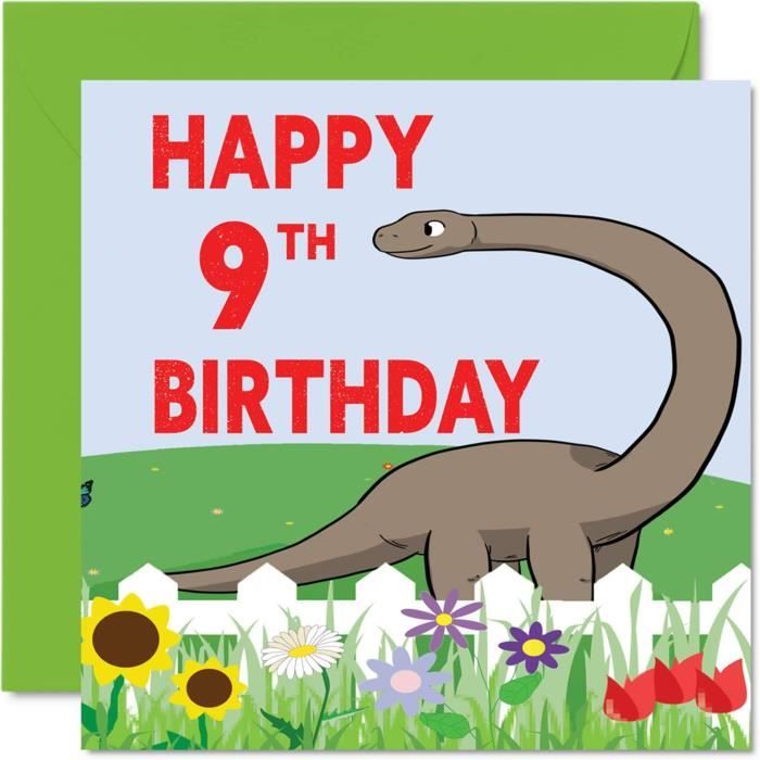 Carte D'Anniversaire Pour Garçon U2013 Carte D'Anniversaire Dinosaure