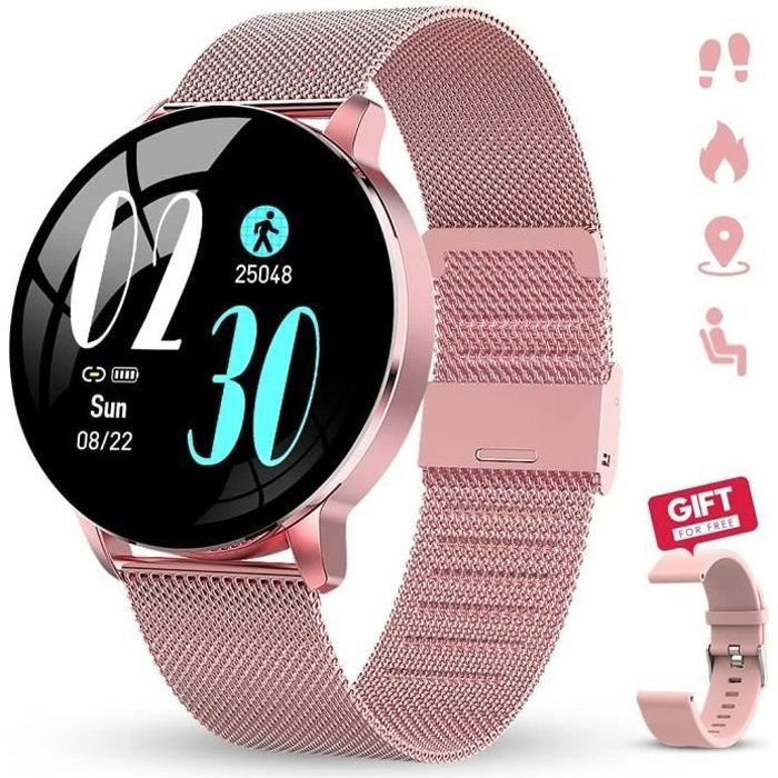 Montre Connect e Femmes Homme Montre Intelligente Etanche