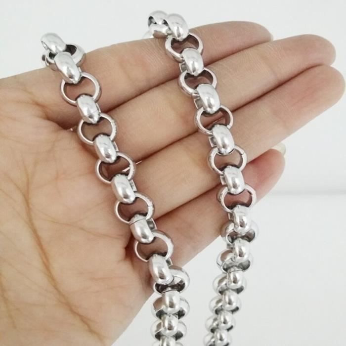 Chaîne De Cou En Argent - Longueur 46-50 Cm - Unisexe - Occasion - Ref. 529