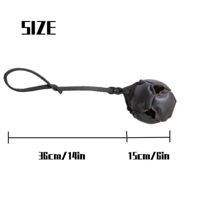 Dog Training Dog Leather Ball Training Supplies Dog Bite Ball Pet Toy