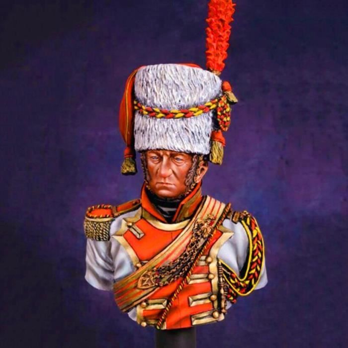 Figurine Buste Résine 1/10 - Femme Soldat Militaire - Non Peinte - À Monter/peindre