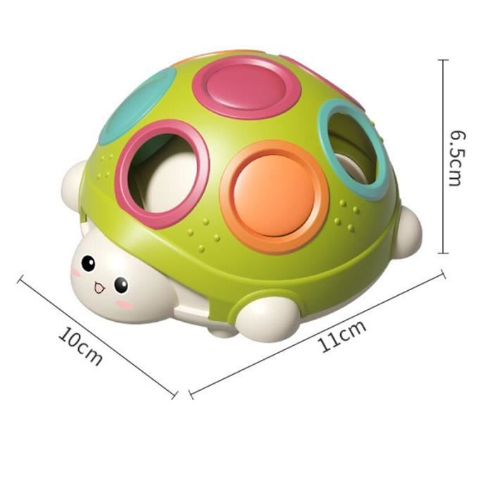 4 Clochettes Musicales Pour Bébé, Jouet éducatif Coloré, Développement Du Rythme Et Reconnaissance Des Couleurs