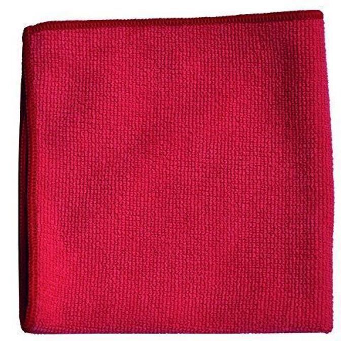 Diversey - Chiffon de nettoyage en microfibre réutilisable Taski - 36 x 36 cm - Rouge (lot de 20) - 7524115